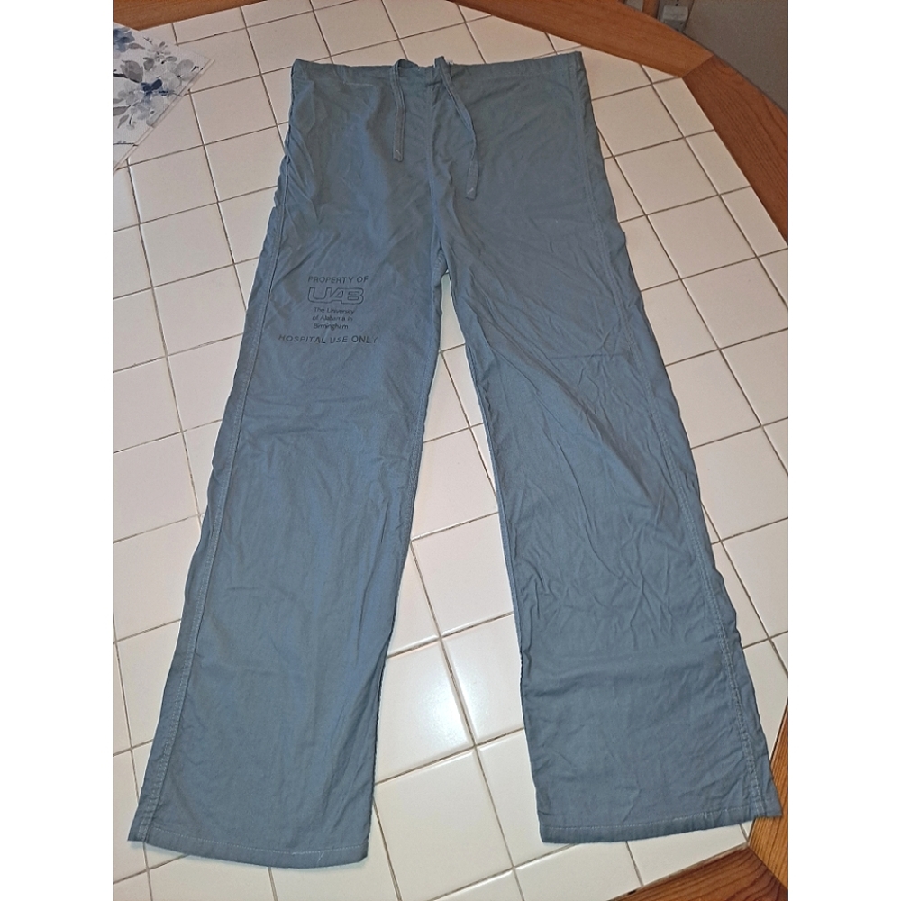 Hospitex blue scrub pants UAB bootcut nurse hospital pharmacy medical lounging